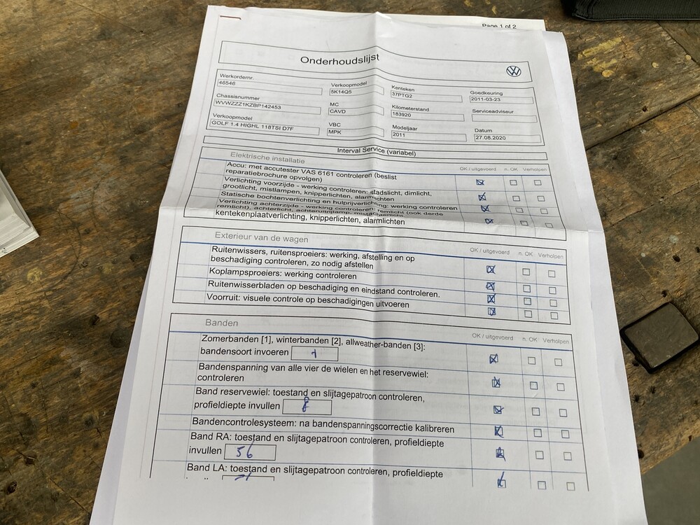 Volkswagen Golf1.4 TSI HighLine 160 PS 2011 -Original NL-, 37-PTG-2.