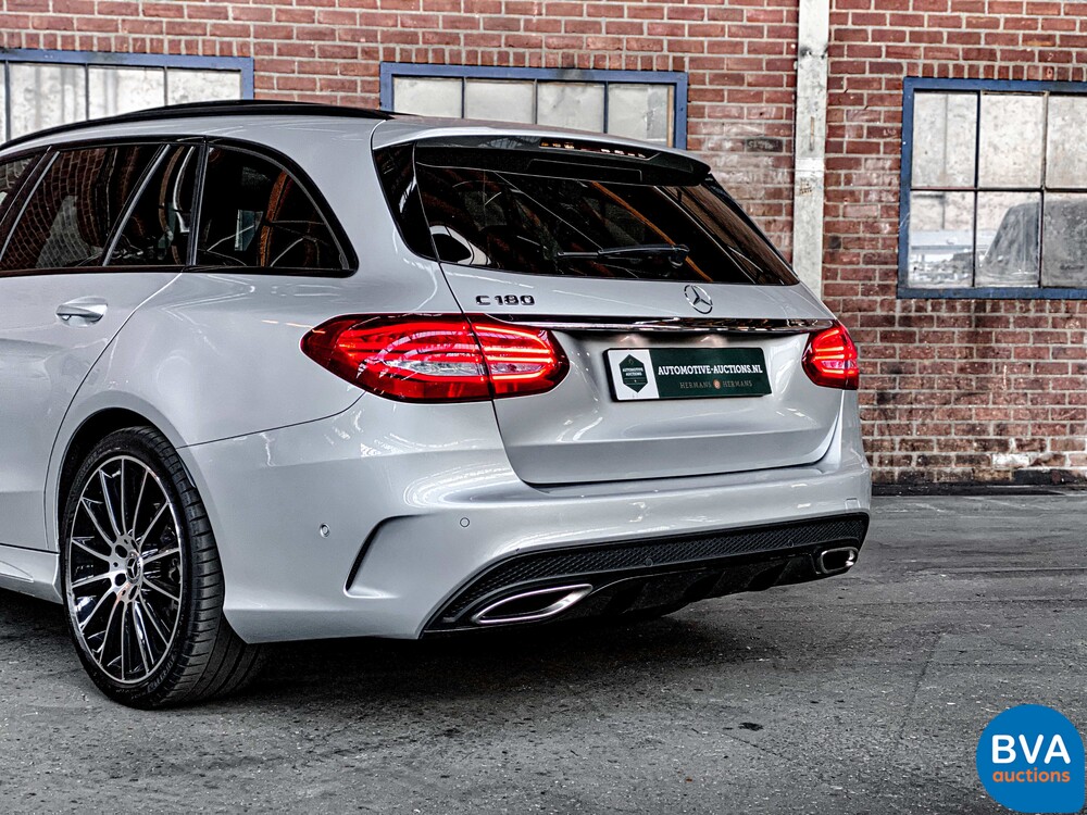 Mercedes-Benz C180 AMG Kombi Sport Edition Premium Plus C-Klasse -Org NL- 156pk 2018, TK-290-.