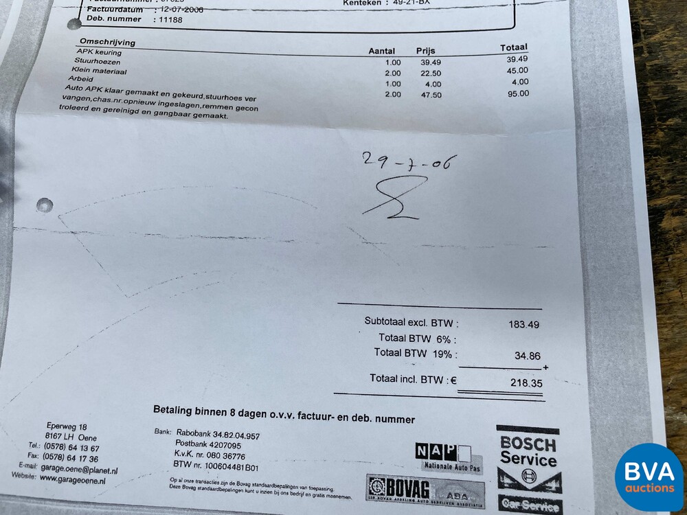 Triumph TR4A2.1A TR4 Cabrio -Org.NL-1966, 49-21-BX.