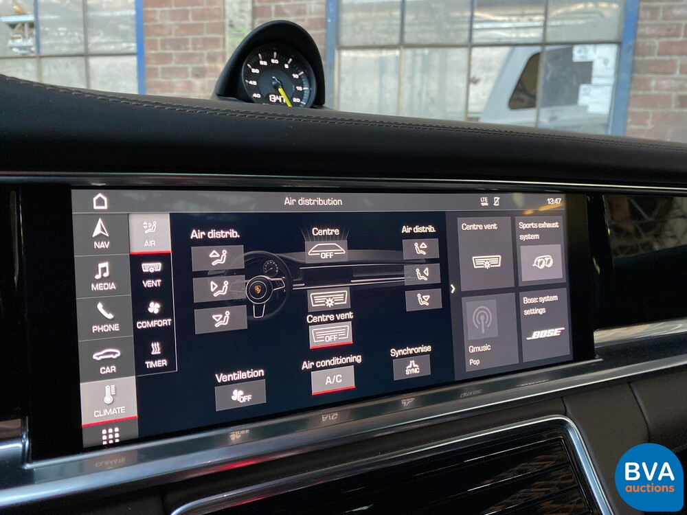 Porsche Panamera2.9 V6 Bi-Turbo Plug-In Hybrid PDK 462pk Sport-Chrono 2018.