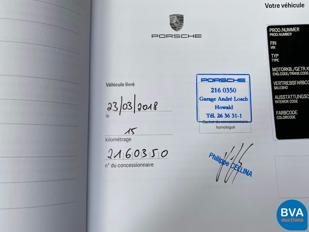 Porsche Panamera2.9 V6 Bi-Turbo Plug-In Hybrid PDK 462pk Sport-Chrono 2018.