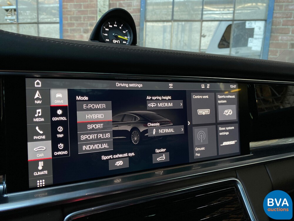Porsche Panamera2.9 V6 Bi-Turbo Plug-In Hybrid PDK 462pk Sport-Chrono 2018.