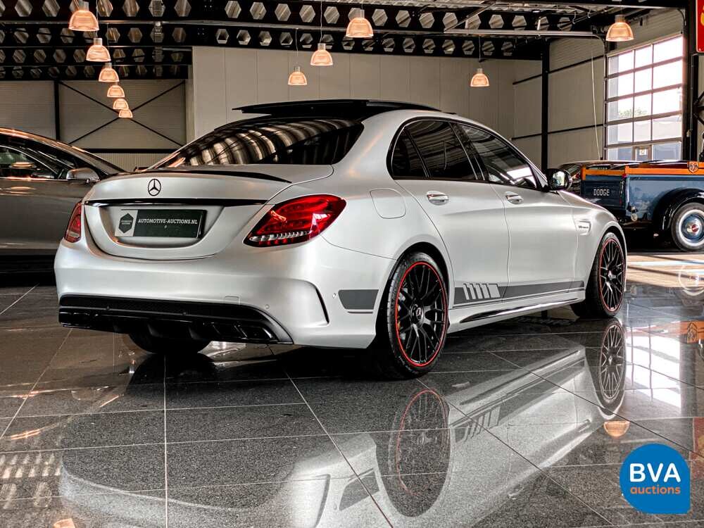 Mercedes-Benz C63s AMG Edition 1 Desgino 510pk 2015 C-Klasse 63 S AMG Limousine, G-990-DK.