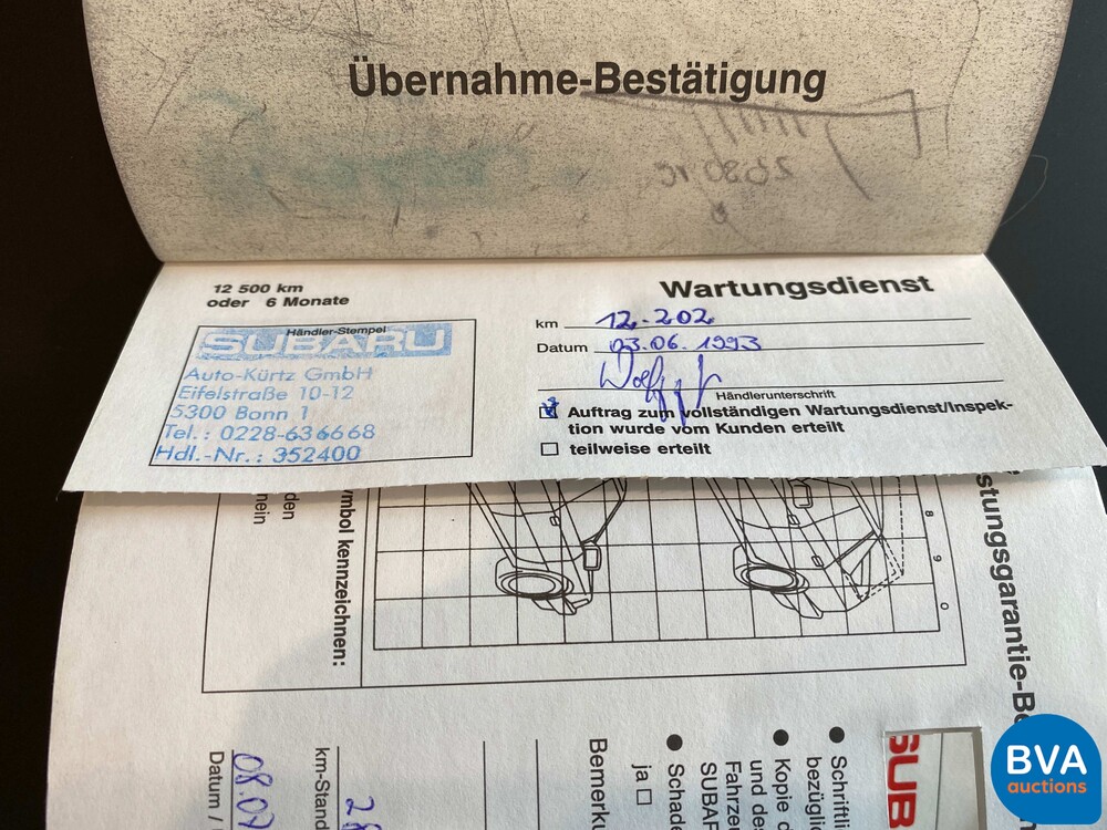 Subaru SVX3.3 V6 Coupé 230 PS 1992.