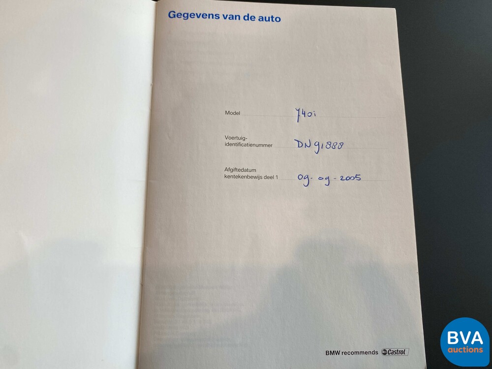 BMW 740i High Executive M-Sport 7er 306pk 2005 -Org NL-, 31-RT-XH.