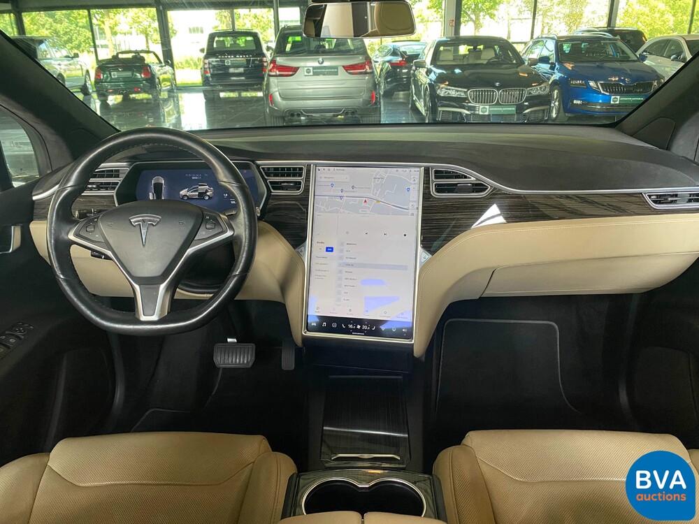 Tesla Model X 90D Autopilot für 6 Personen 428pk 2016 -Org NL- Dual Motor, NB-493-J.