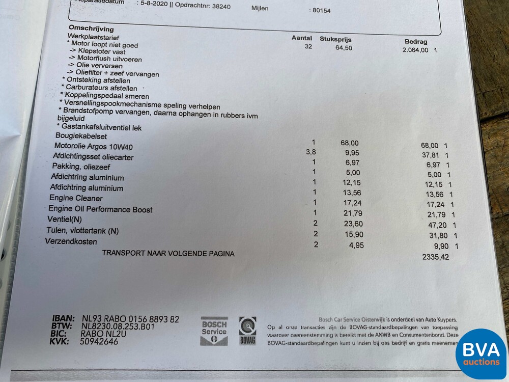 Volkswagen T3 Westfalia Camper Transporter 1982, J-680-JT