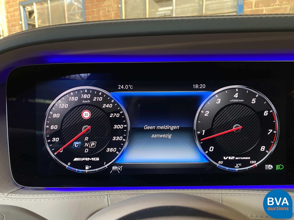 Mercedes-Benz S65 AMG Lang V12 S-class 630hp 2018 -Org NL-, RS-977-V.