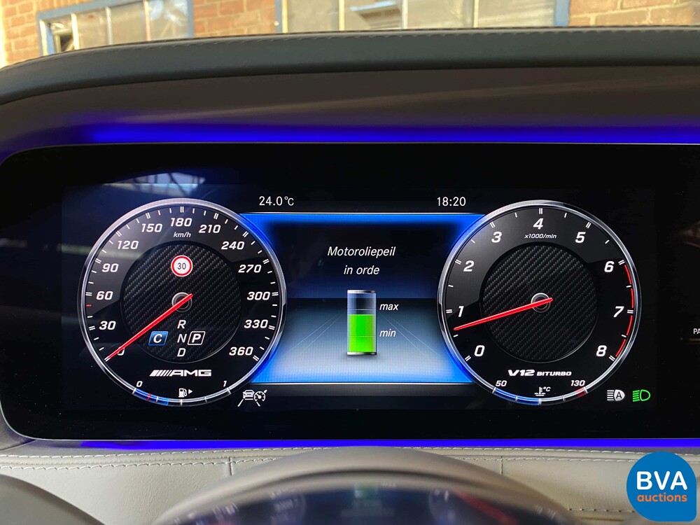 Mercedes-Benz S65 AMG Lang V12 S-class 630hp 2018 -Org NL-, RS-977-V.