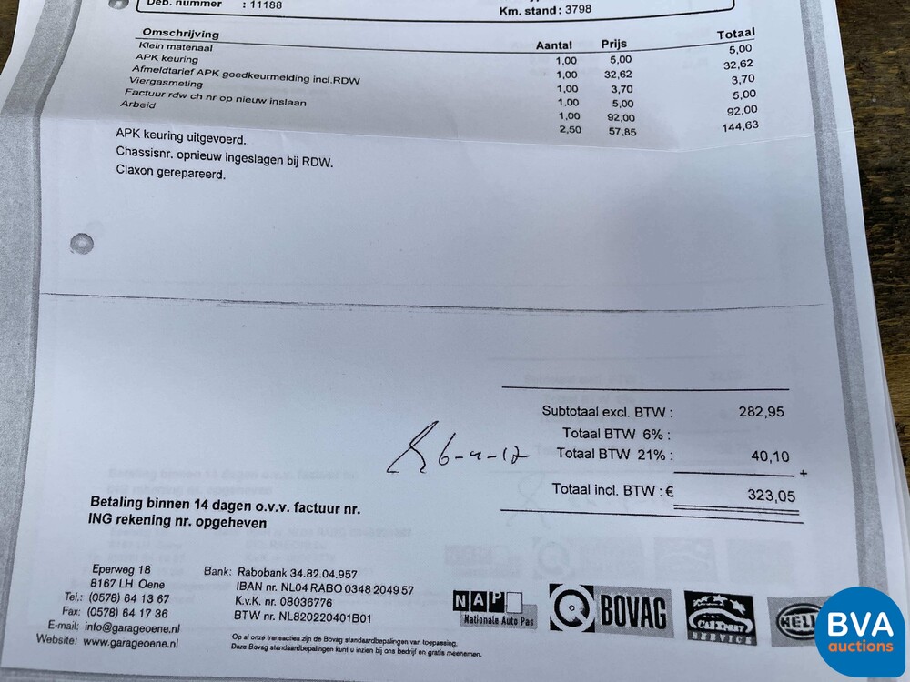 Triumph TR4A2.1A TR4 Cabrio -Org.NL-1966, 49-21-BX.