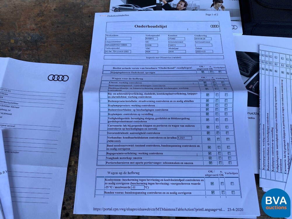 Audi A3 Limousine 1.6 TDI Adrenaline Sport S-line 110PS 2016, -Original NL-, JT-348-Z.