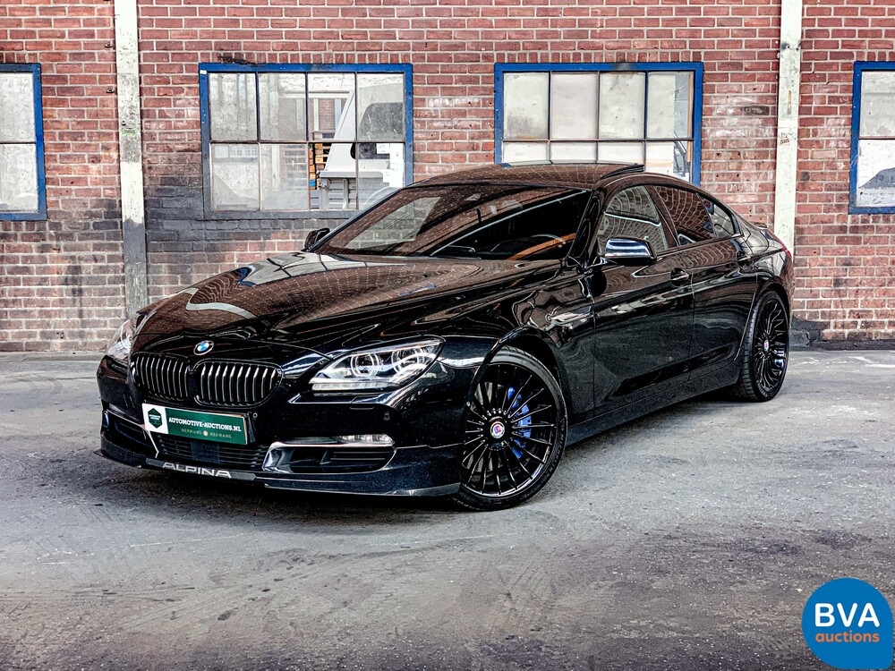 BMW Alpina B6 Gran Coupe 540pk 2014 730nM (M6), NL registration.