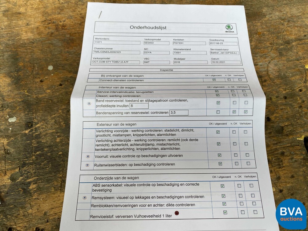 Skoda Octavia Kombi 1.6 TDI Greentech Style Business 116pk 2017 -Org NL-, PG-733-H.