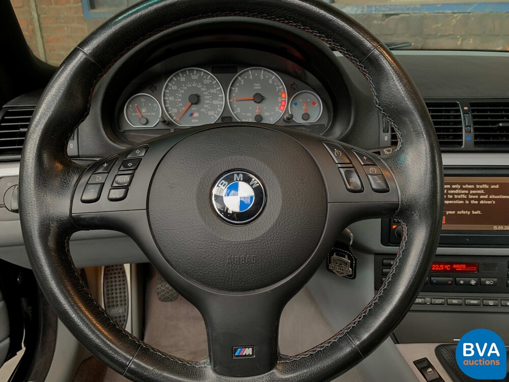 BMW M3 3er Cabrio E46 343pk 2002, -YOUNGTIMER-, J-509-JT.