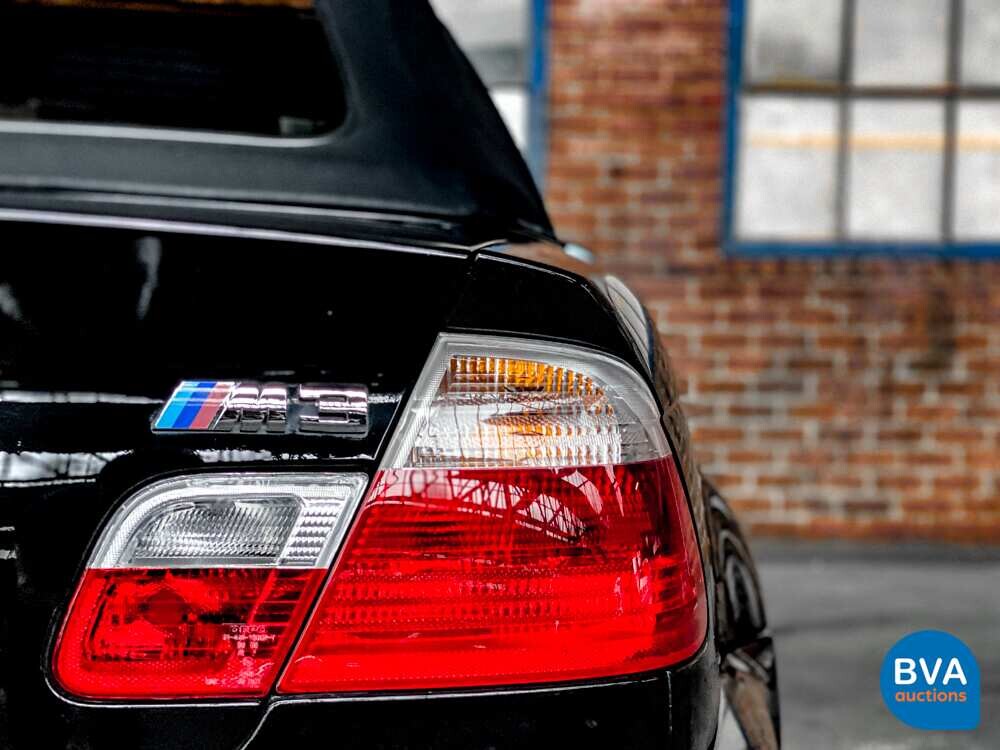 BMW M3 3er Cabrio E46 343pk 2002, -YOUNGTIMER-, J-509-JT.