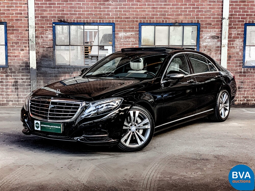 Mercedes-Benz S400 LANG Hybrid Prestige AMG S-class 306hp 2014 -Org NL-, 2-XFP-44.