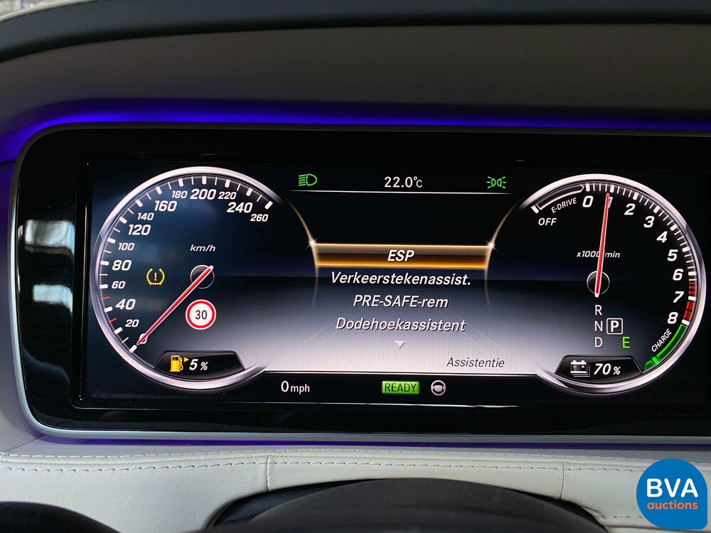 Mercedes-Benz S400 LANG Hybrid Prestige AMG S-Klasse 306 PS 2014 -Org NL-, 2-XFP-44.