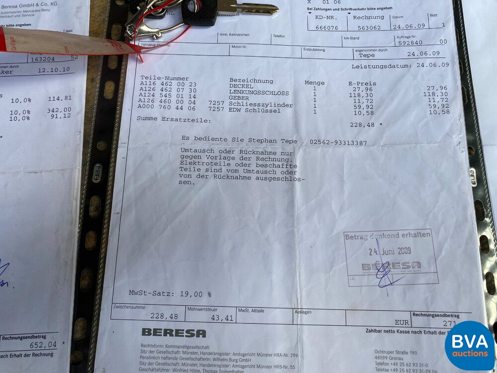 Mercedes-Benz 500SEC 231 PS S-Klasse 1983, 27-ZR-XV.