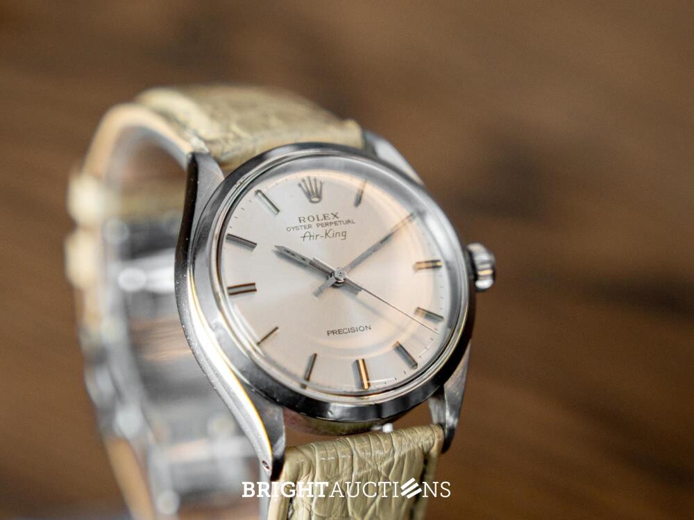 Rolex Airking 5500 Zilver Dail 1974