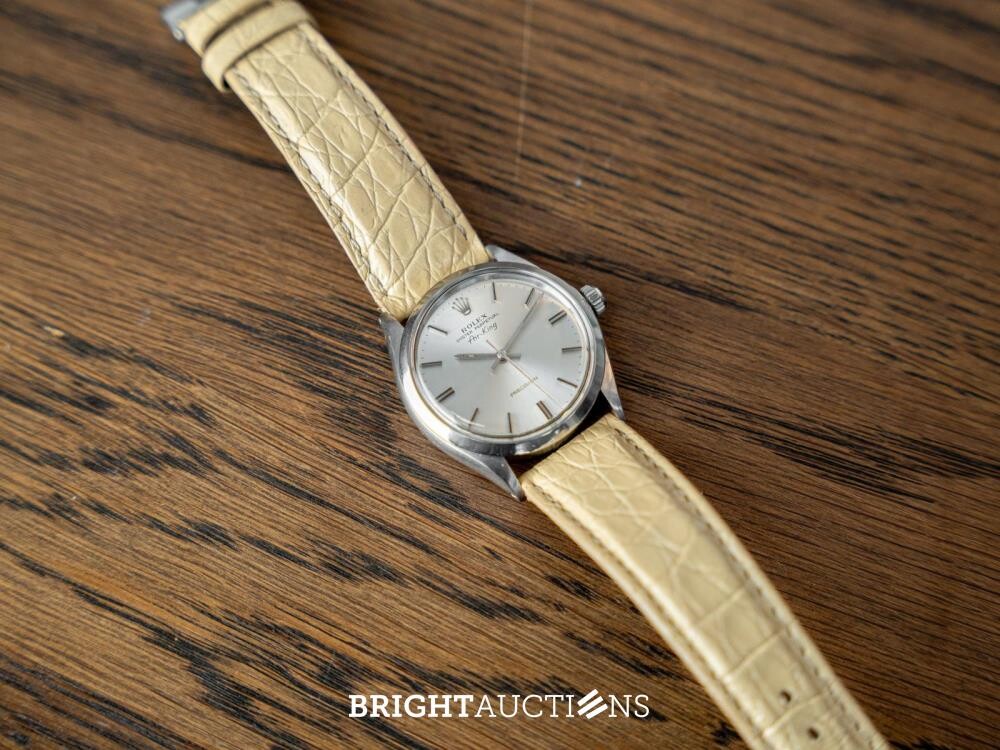 Rolex Airking 5500 Zilver Dail 1974