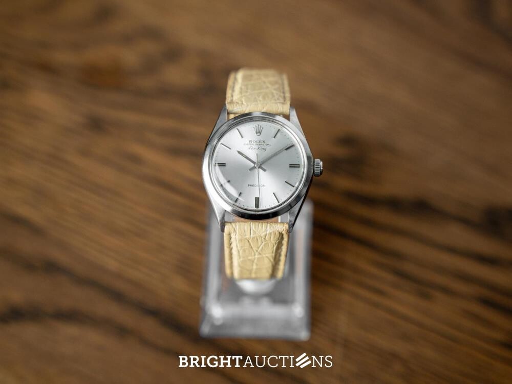 Rolex Airking 5500 Zilver Dail 1974