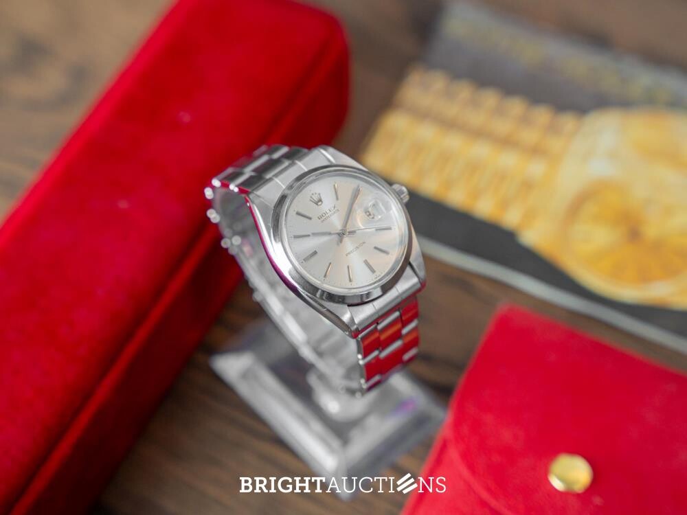 Rolex Oysterdate Precision 6694 Silver Dial 1966