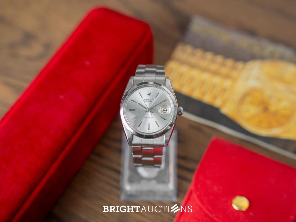 Rolex Oysterdate Precision 6694 Silver Dial 1966