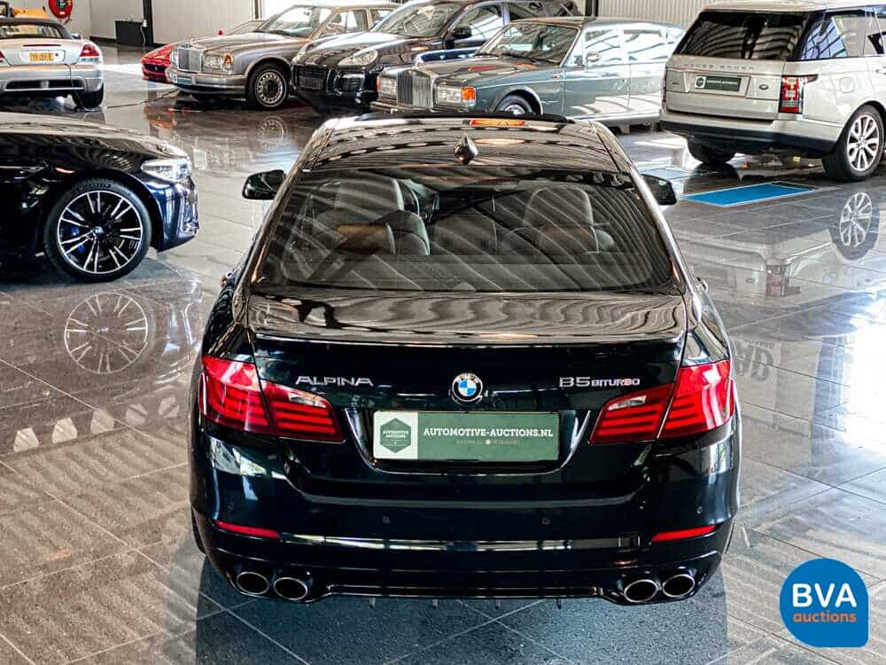 Alpina B5 BiTurbo 507PK/700Nm BMW 5-Series F10 2011 NL registration.