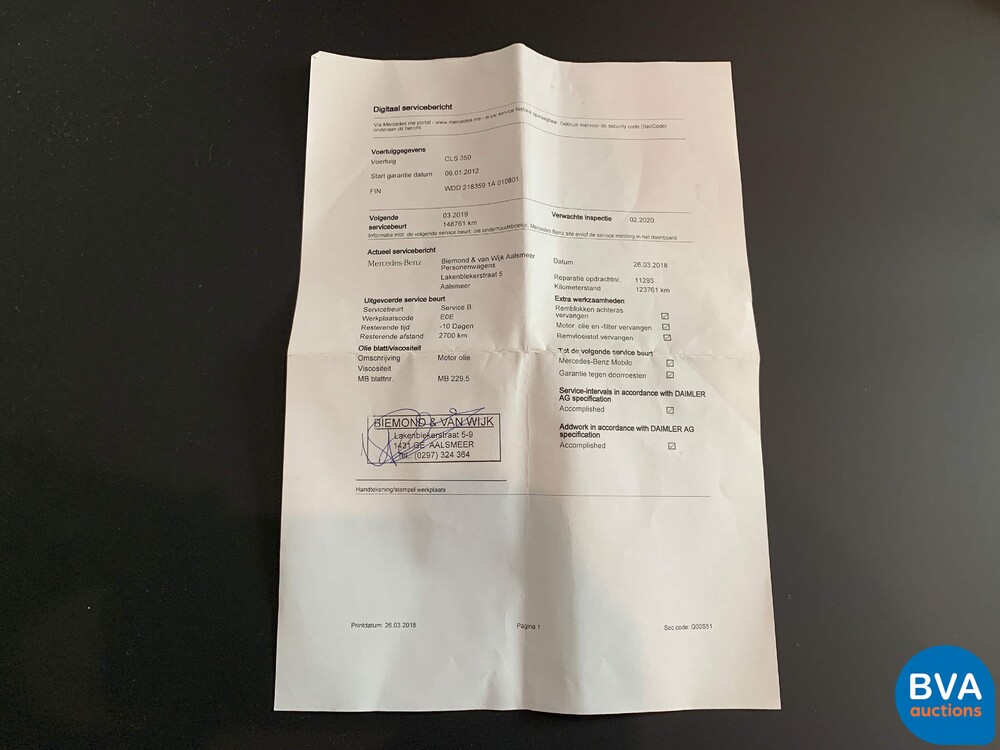 Mercedes-Benz CLS350 AMG DESIGNO MAGNO 306hp 2012 -Org. NL- Facelift, 45-TDN-3.