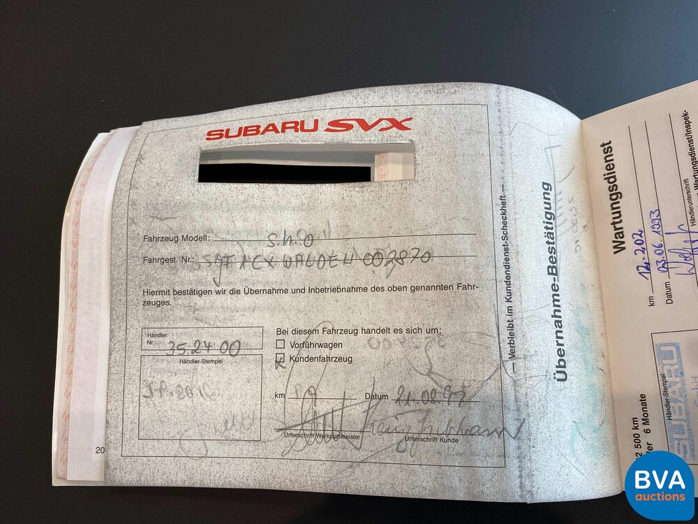 Subaru SVX 3.3 V6 Coupe 230hp 1992.