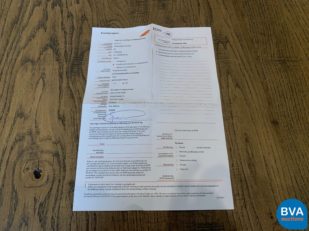 Porsche 911 3.8 Carrera 4S 355 HP 2007 -Org. NL-, 63-TV-LF.
