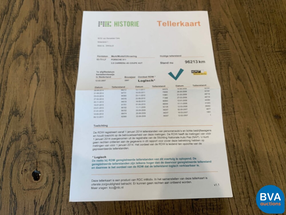 Porsche 911 3.8 Carrera 4S 355 HP 2007 -Org. NL-, 63-TV-LF.