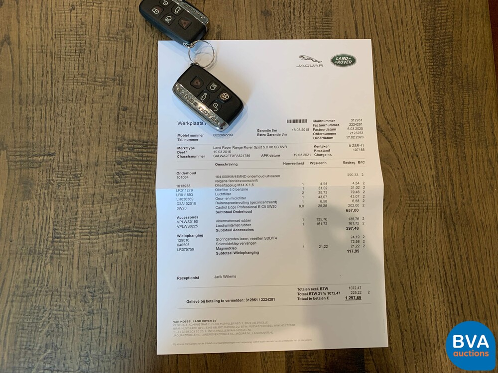 Land Rover Range Rover Sport SVR 5.0 V8 Supercharged 551 HP 2015 ORG-NL, 8-ZSR-41.