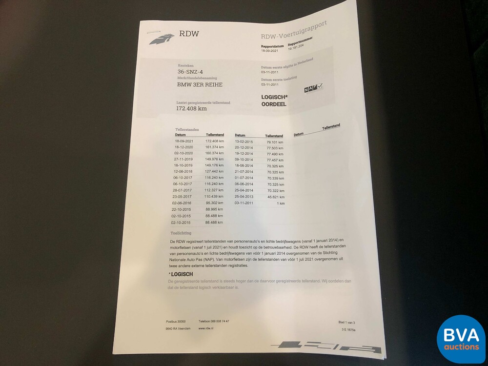 BMW 330i Touring Carbon Sport Edition M-Sport 3-series 272pk 2011 -Original NL-, 36-SNZ-4.