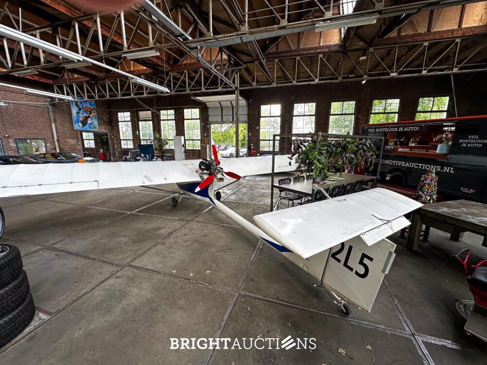 Albatros AE 209 ultra light Propellor Vliegtuig met Rotax 582 bombardier v.v maatwerk trailer
