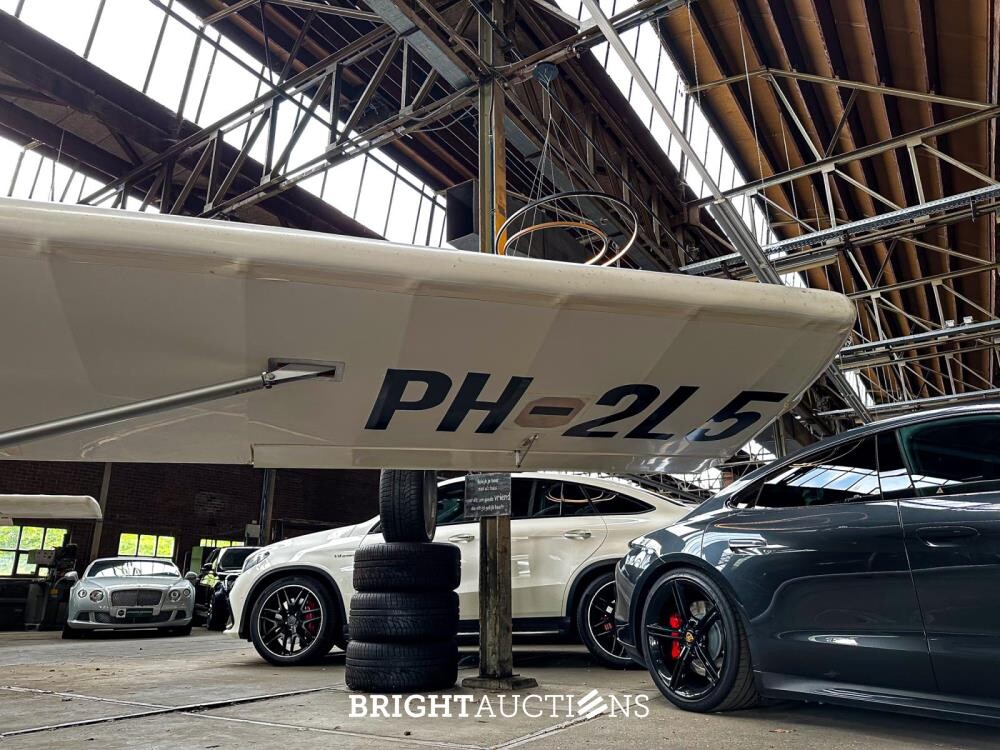 Albatros AE 209 ultra light Propellor Vliegtuig met Rotax 582 bombardier v.v maatwerk trailer
