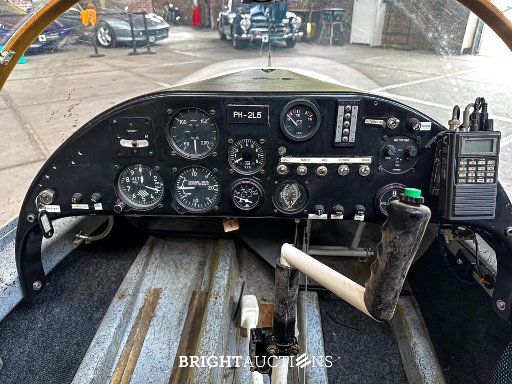 Albatros AE 209 ultra light Propellor Vliegtuig met Rotax 582 bombardier v.v maatwerk trailer
