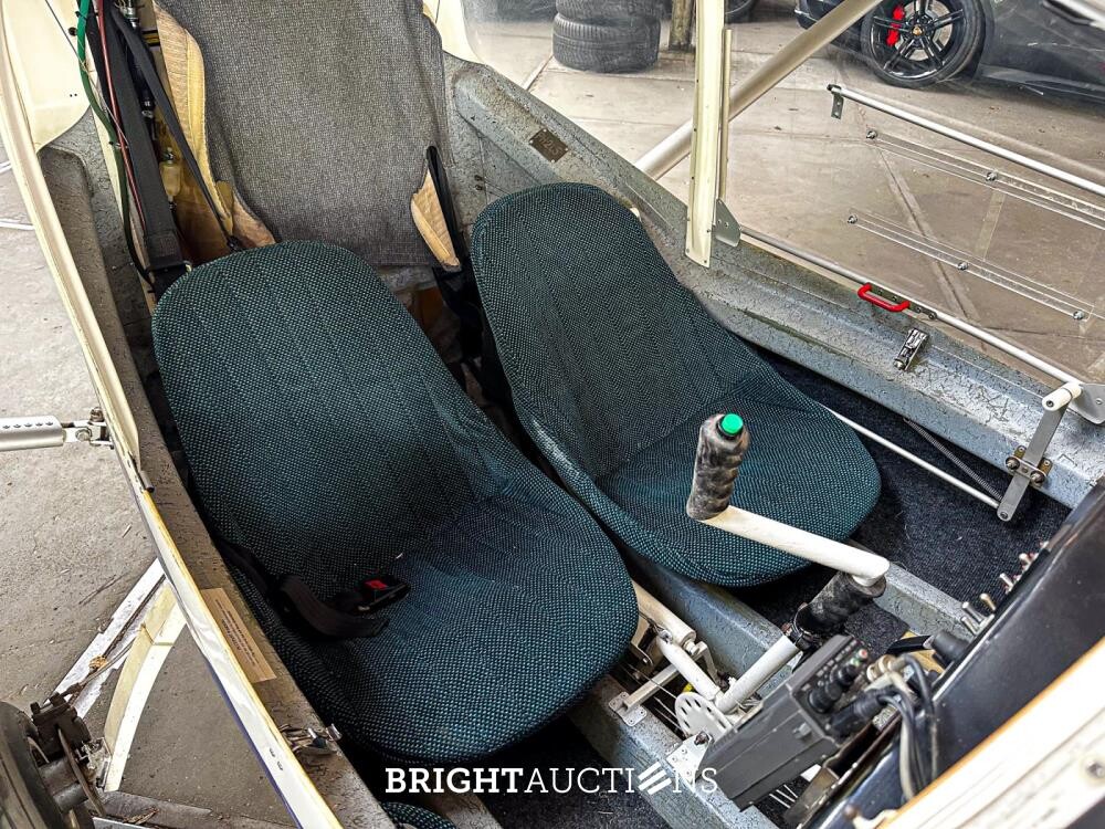 Albatros AE 209 ultra light Propellor Vliegtuig met Rotax 582 bombardier v.v maatwerk trailer
