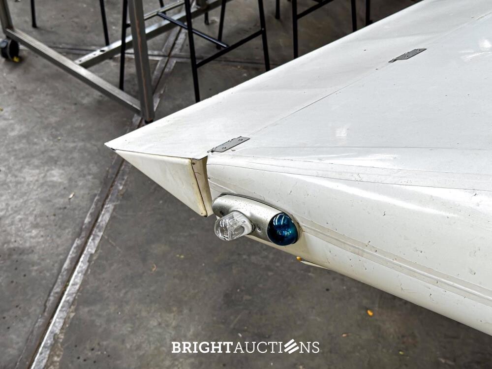 Albatros AE 209 ultra light Propellor Vliegtuig met Rotax 582 bombardier v.v maatwerk trailer
