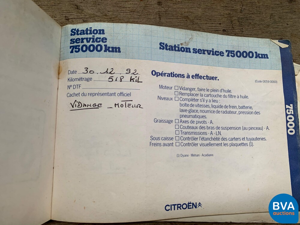 Citroen Acadiane Besteleend 1979