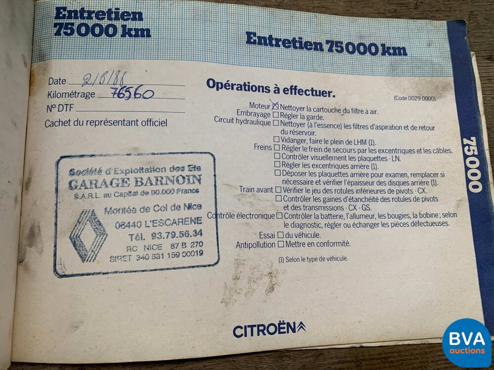 Citroen Acadiane Besteleend 1979