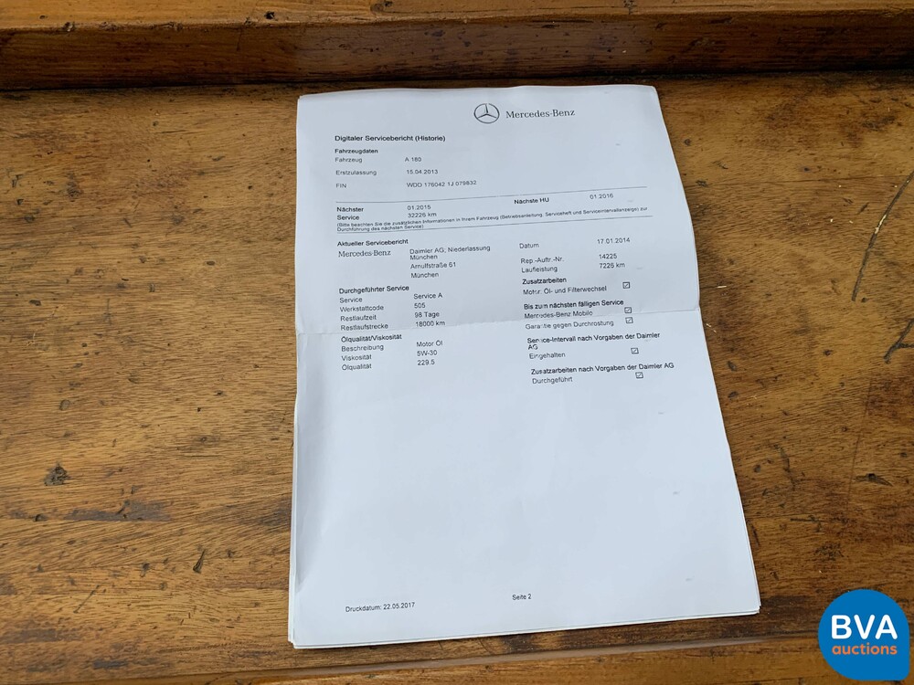 Mercedes-Benz A180 Prestige A-Klasse 109pk 2013, PF-497-X