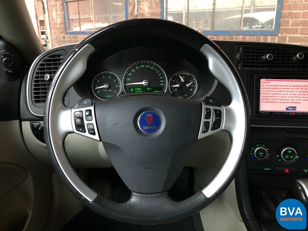 Saab 9-3 Cabriolet 2.8 T V6 Aero 250pk 2007, 7-KBZ-28