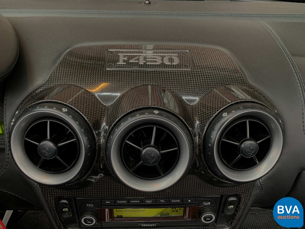 Ferrari F430 Spider F1 CARBON KERAMIK 4.3 V8 485pk 2007, NL-Zulassung.