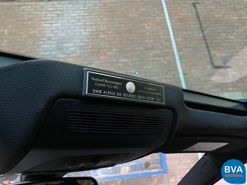 BMW Alpina B6 Gran Coupé 540pk 2014 730nM (M6), NL-Zulassung.