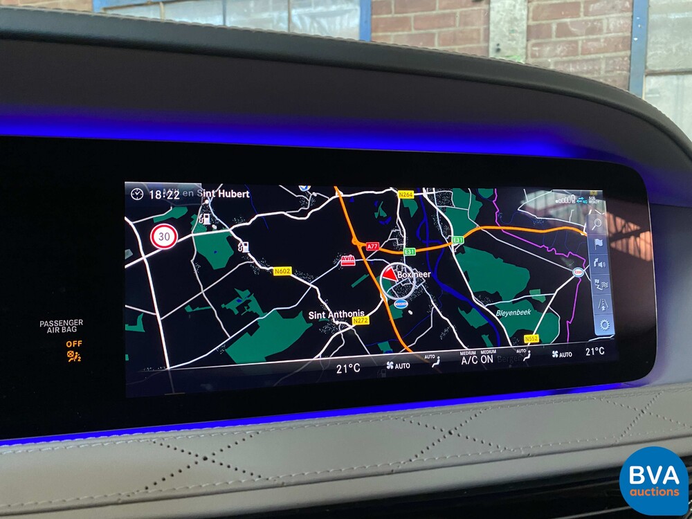 Mercedes-Benz S65 AMG Lang V12 S-Klasse 630PS 2018 -Org NL-, RS-977-V.