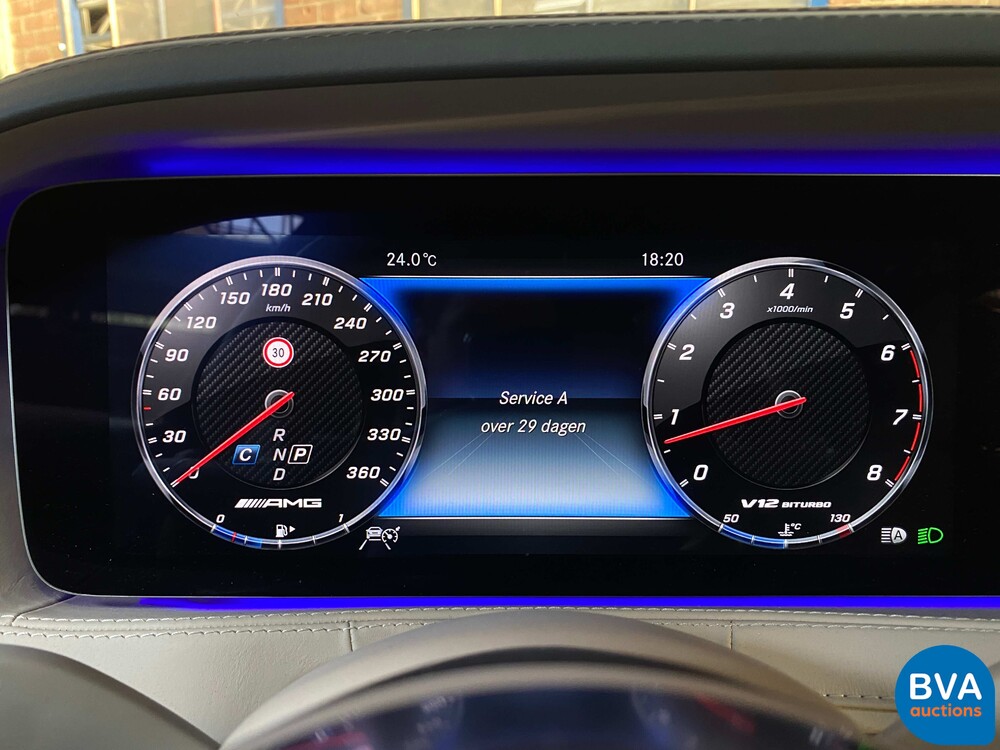 Mercedes-Benz S65 AMG Lang V12 S-Klasse 630PS 2018 -Org NL-, RS-977-V.