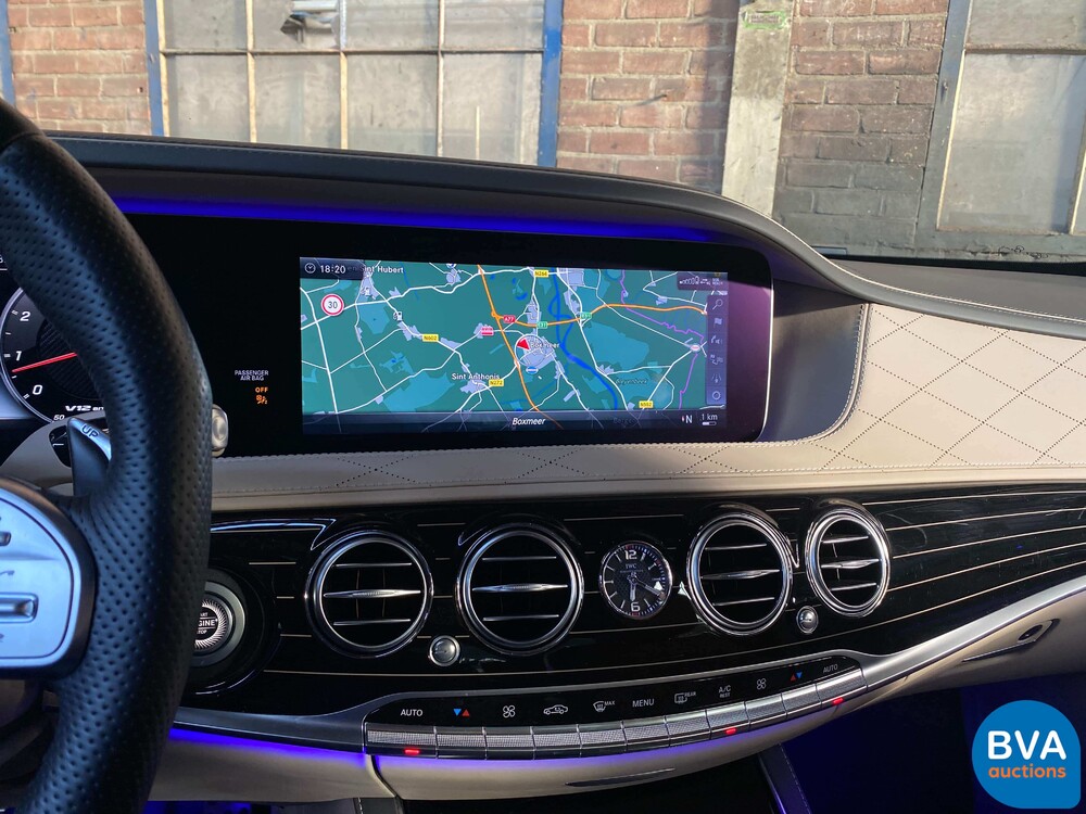 Mercedes-Benz S65 AMG Lang V12 S-Klasse 630PS 2018 -Org NL-, RS-977-V.