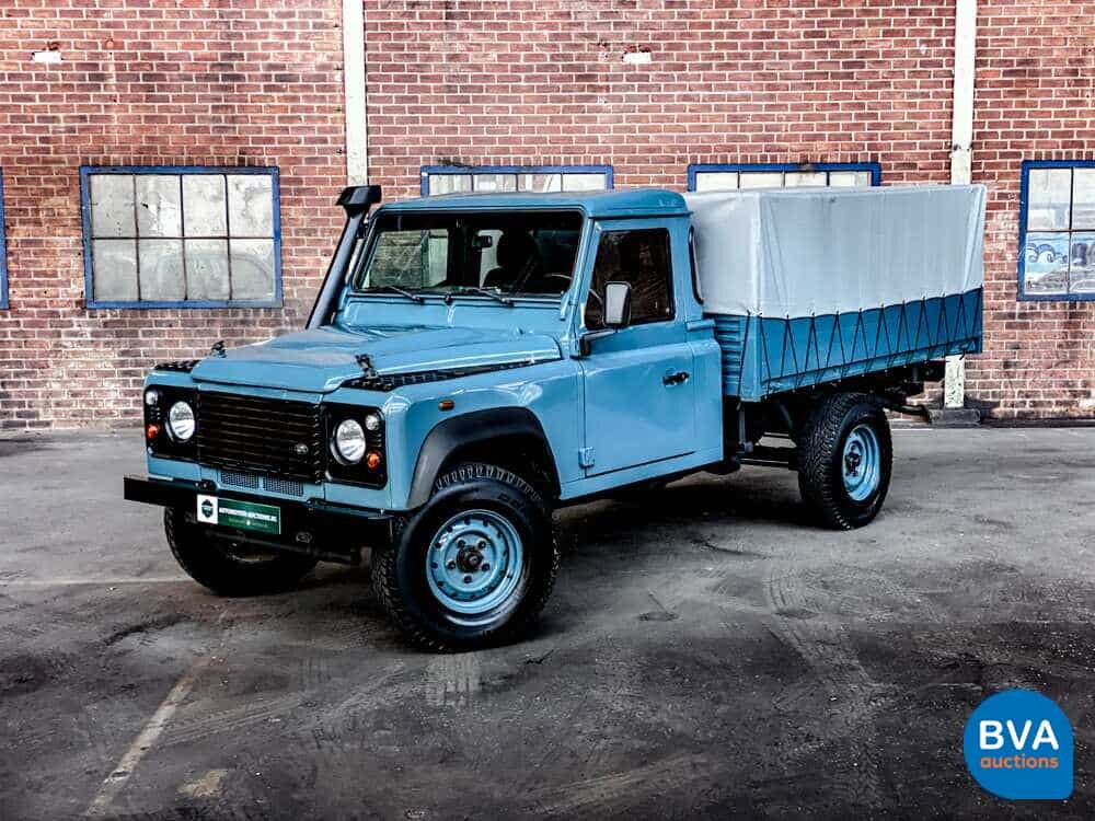 Land Rover Defender Pick-Up FX4 Grijs kenteken 122pk 2015, VHD-72-F