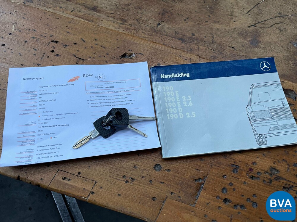 Mercedes-Benz 190E 102pk W201 1986, 13-JHX-2